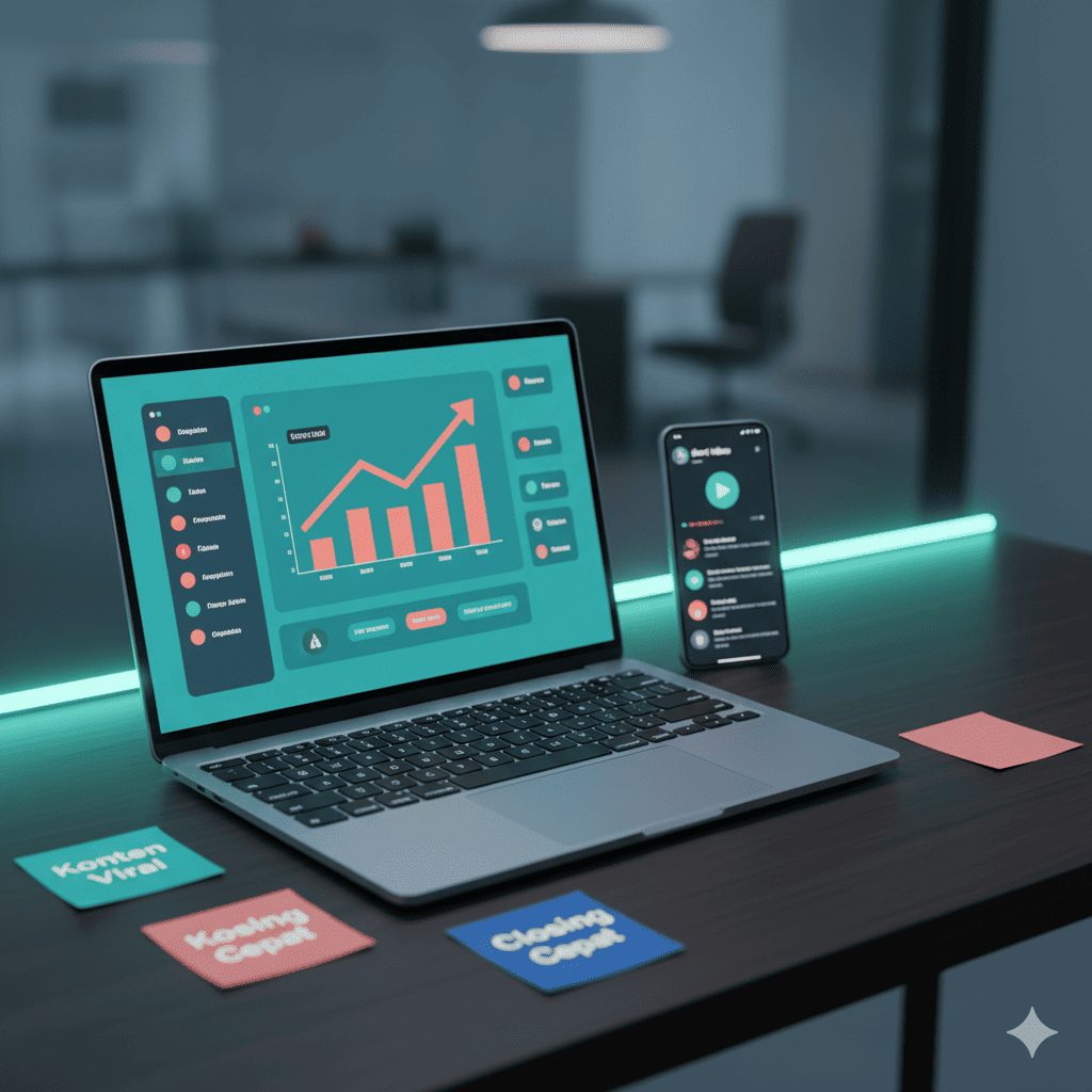 Bisnis Online Strategi Konten Viral & Jualan Ampuh Biar Cuan Konsisten untuk Pekerja & Content Creator